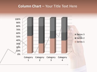 Palm Woman Chart PowerPoint Template