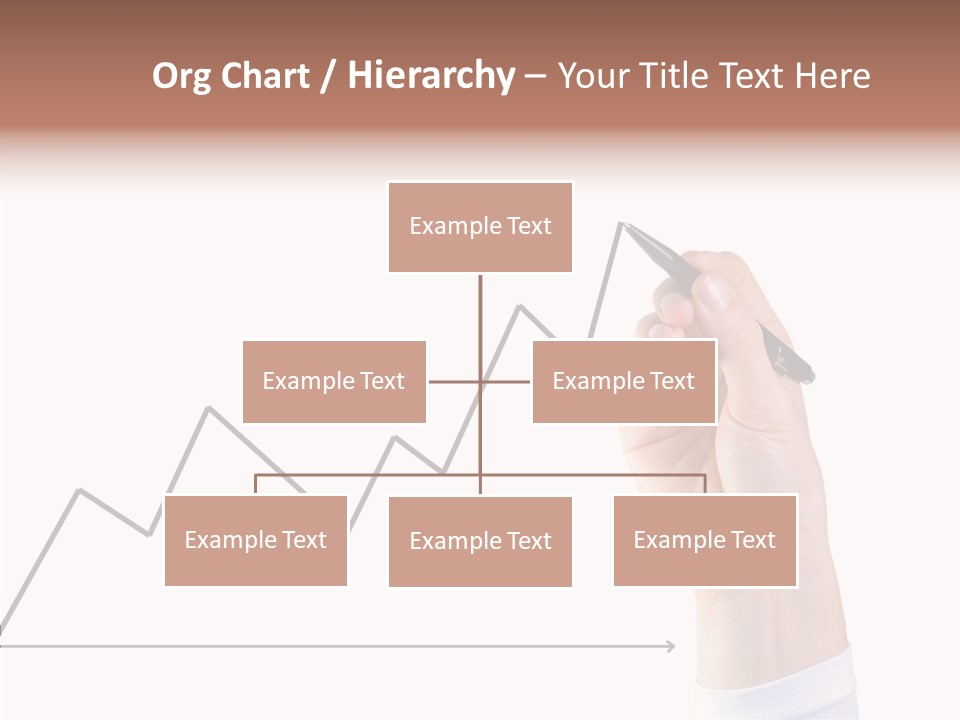 Palm Woman Chart PowerPoint Template