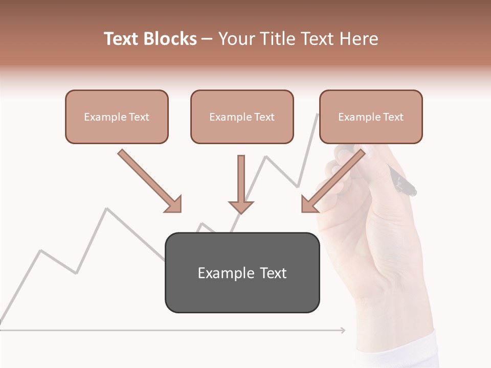 Palm Woman Chart PowerPoint Template