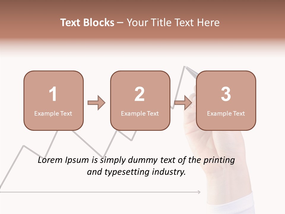 Palm Woman Chart PowerPoint Template