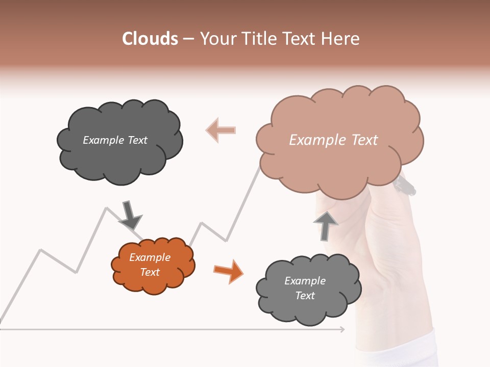 Palm Woman Chart PowerPoint Template
