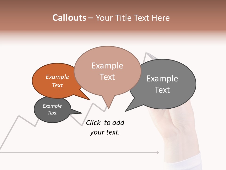Palm Woman Chart PowerPoint Template