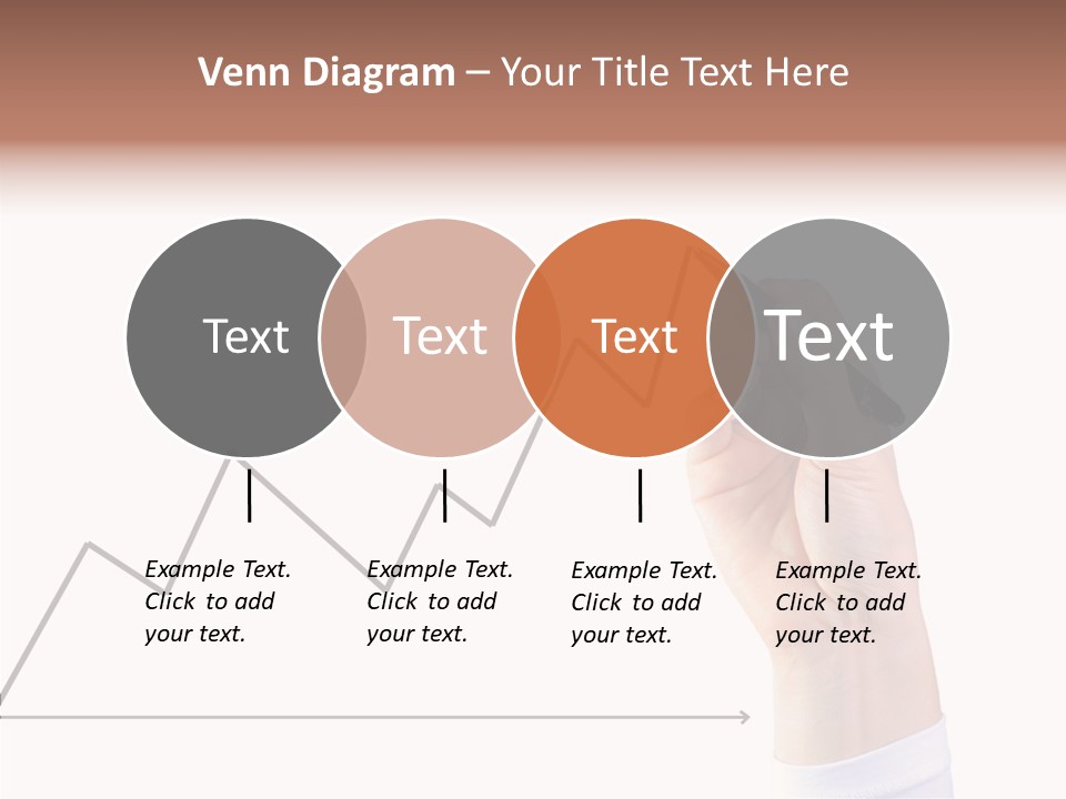 Palm Woman Chart PowerPoint Template