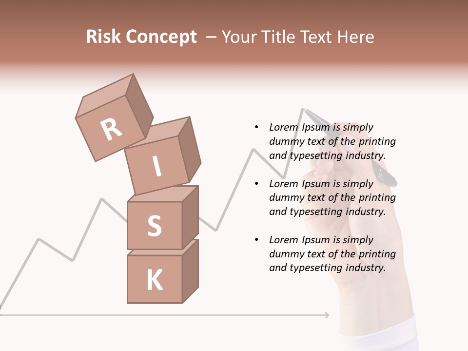 Palm Woman Chart PowerPoint Template