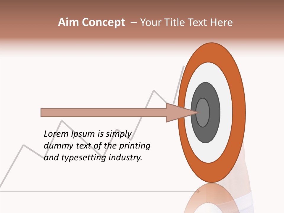 Palm Woman Chart PowerPoint Template