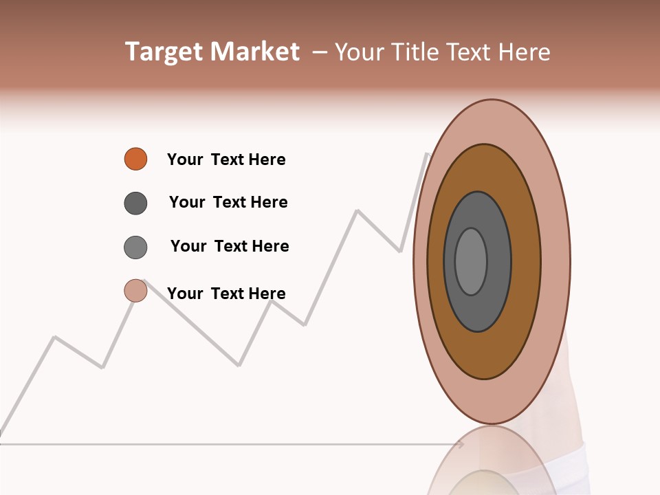 Palm Woman Chart PowerPoint Template