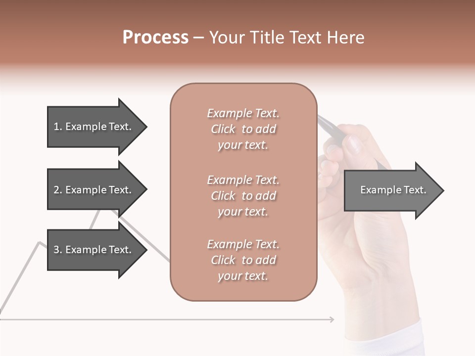 Palm Woman Chart PowerPoint Template