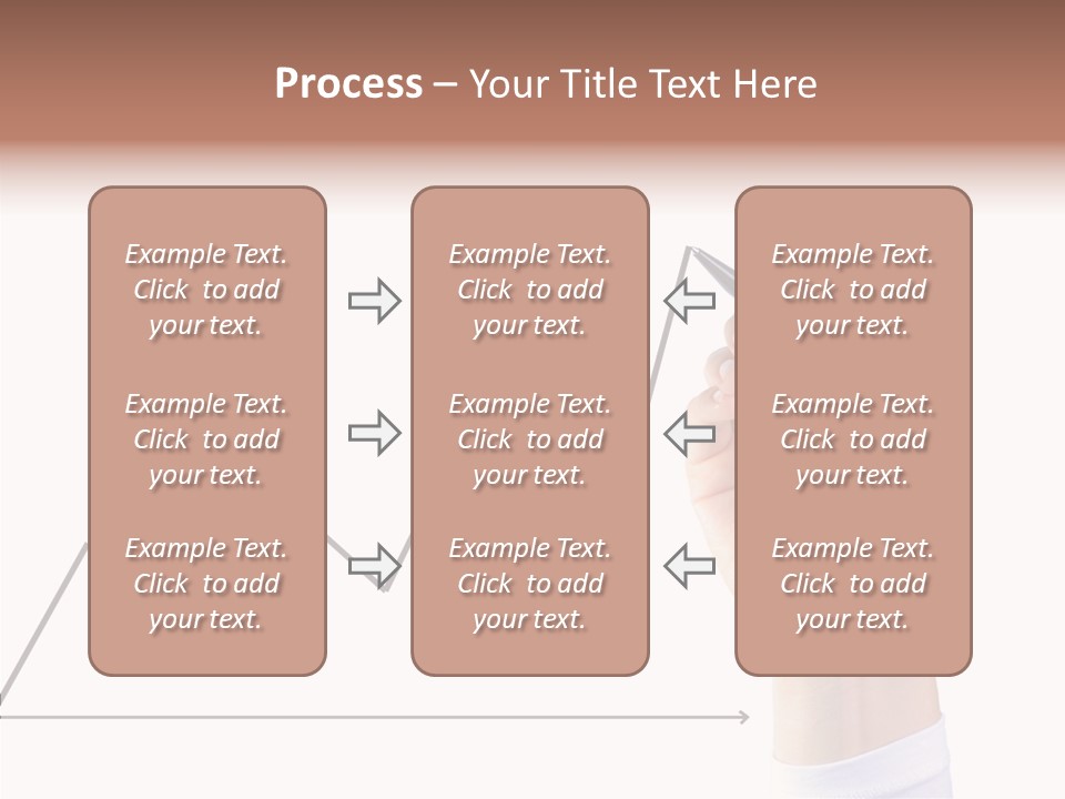 Palm Woman Chart PowerPoint Template