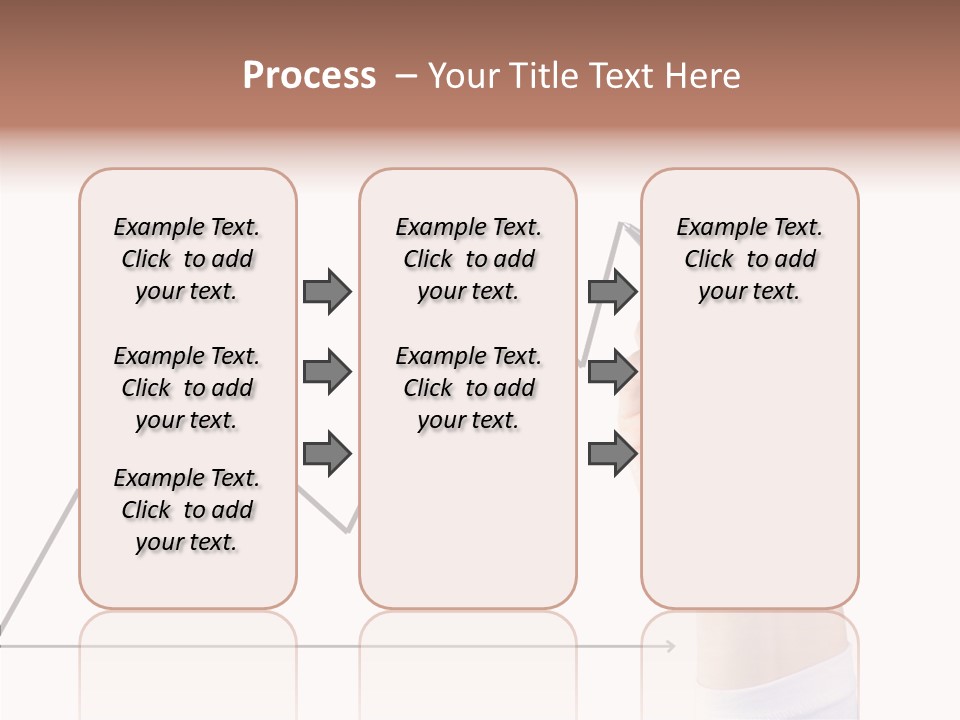 Palm Woman Chart PowerPoint Template