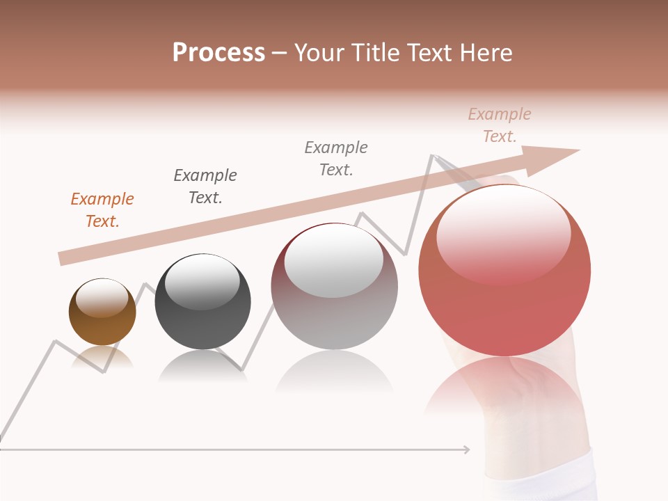 Palm Woman Chart PowerPoint Template