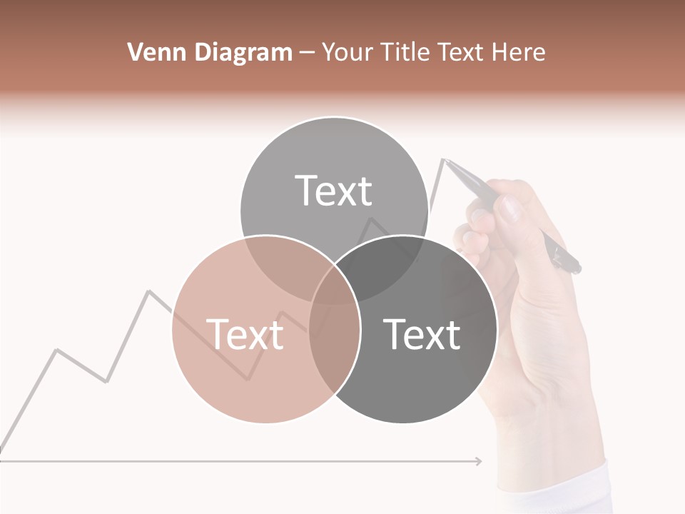 Palm Woman Chart PowerPoint Template