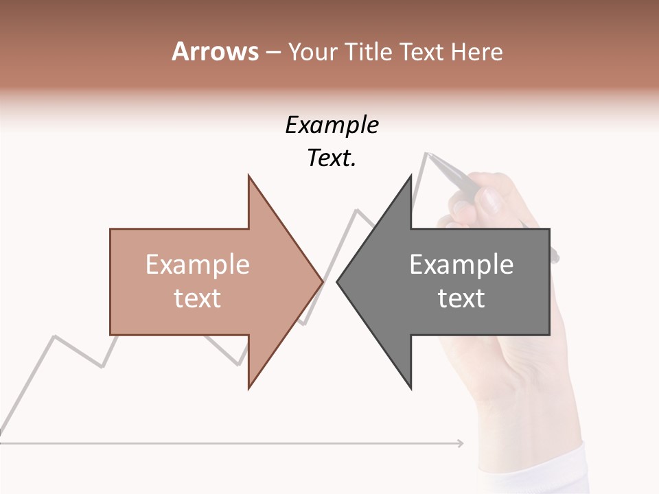 Palm Woman Chart PowerPoint Template