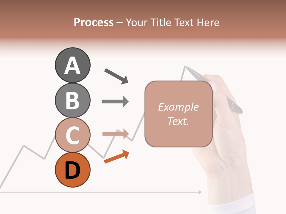 Palm Woman Chart PowerPoint Template