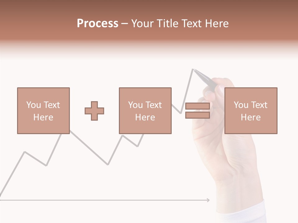 Palm Woman Chart PowerPoint Template