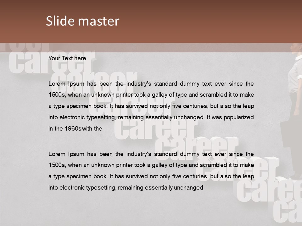 Employed Job Background PowerPoint Template