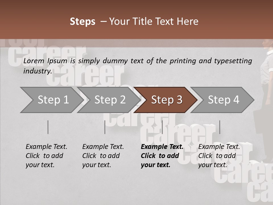 Employed Job Background PowerPoint Template