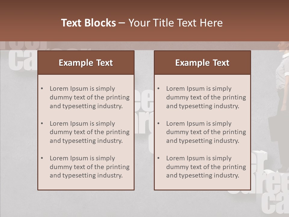Employed Job Background PowerPoint Template