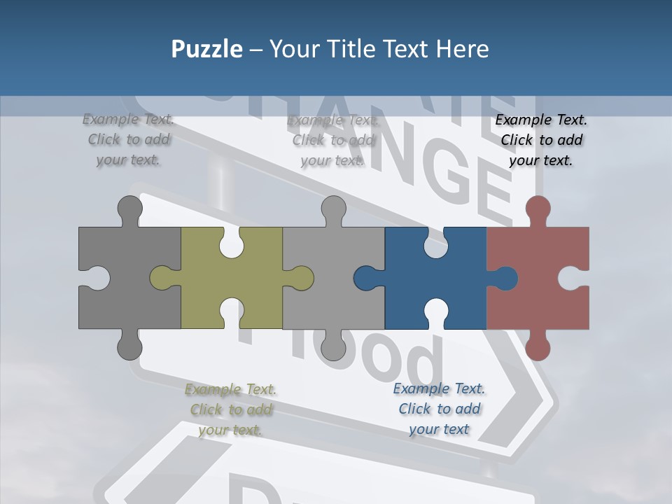 Ecology Flood Dioxide PowerPoint Template