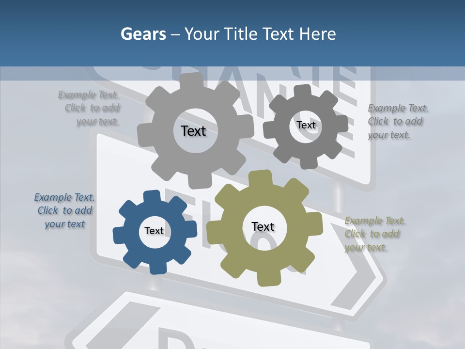 Ecology Flood Dioxide PowerPoint Template