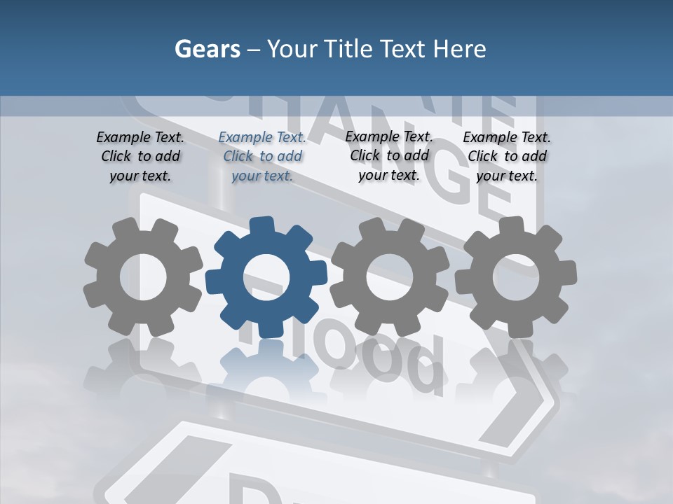 Ecology Flood Dioxide PowerPoint Template