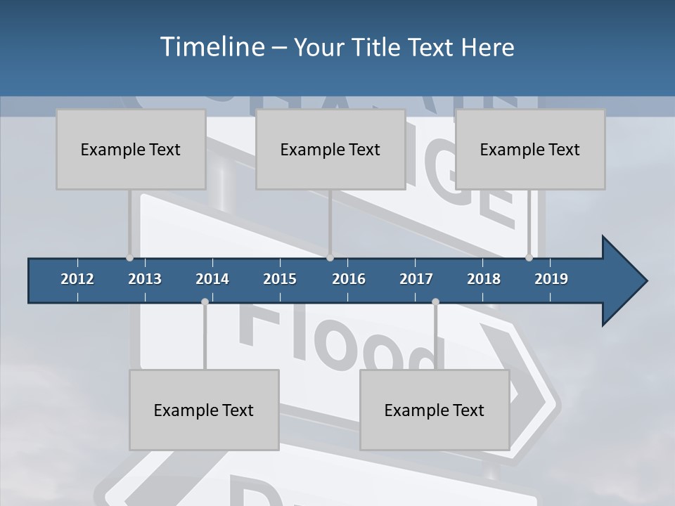 Ecology Flood Dioxide PowerPoint Template