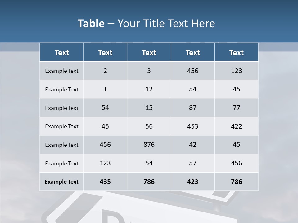 Ecology Flood Dioxide PowerPoint Template