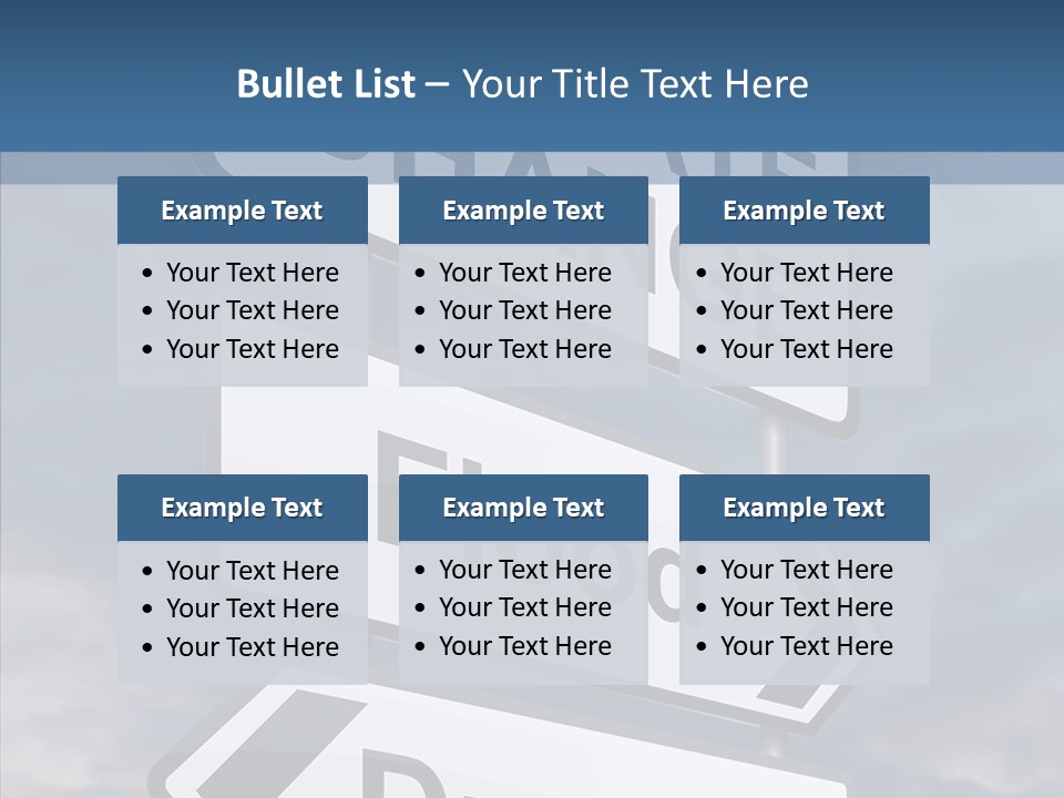 Ecology Flood Dioxide PowerPoint Template