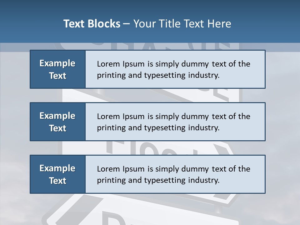 Ecology Flood Dioxide PowerPoint Template