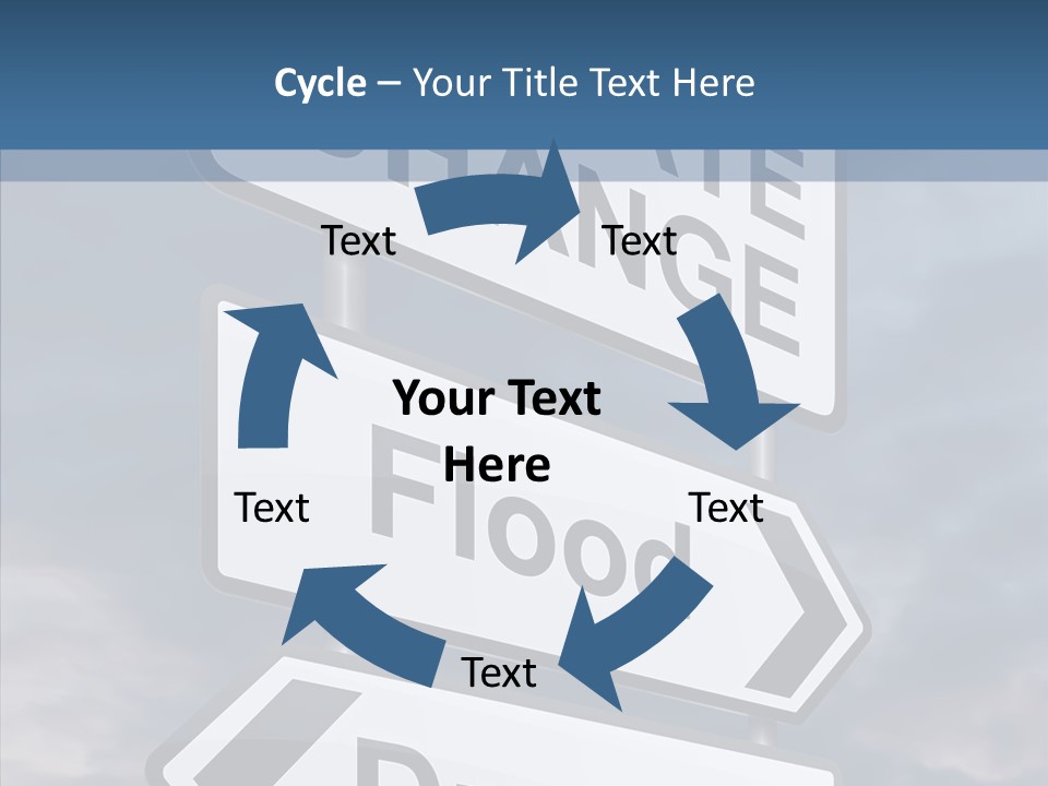 Ecology Flood Dioxide PowerPoint Template