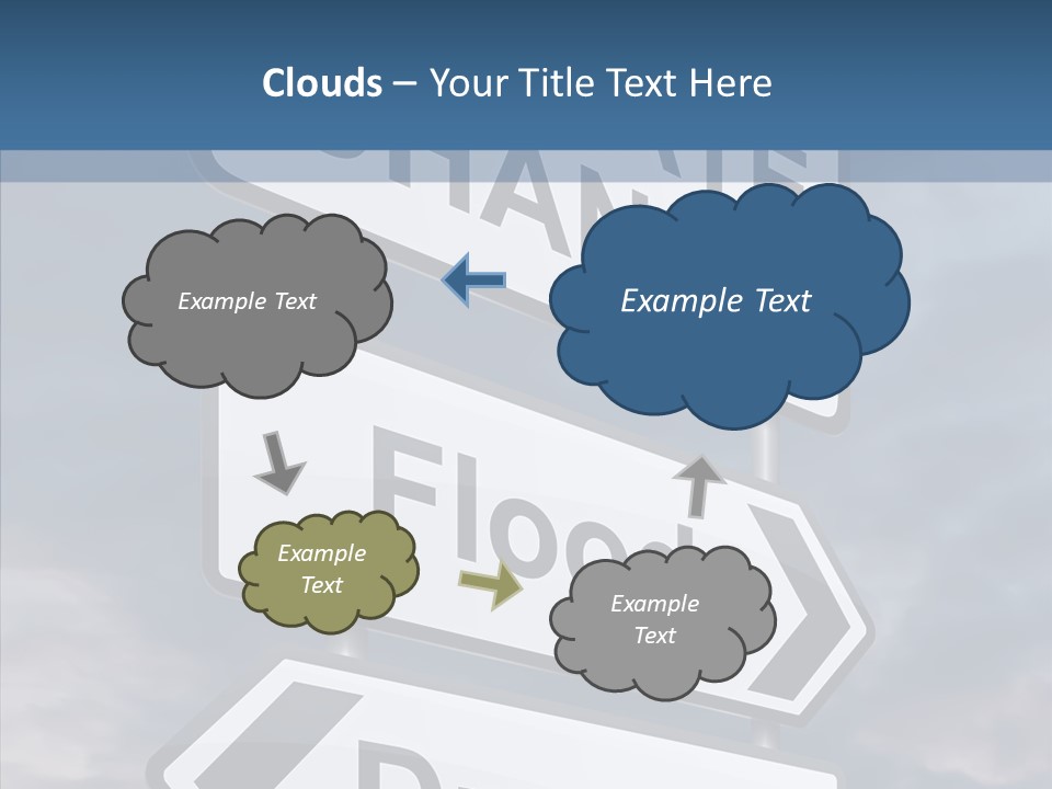 Ecology Flood Dioxide PowerPoint Template