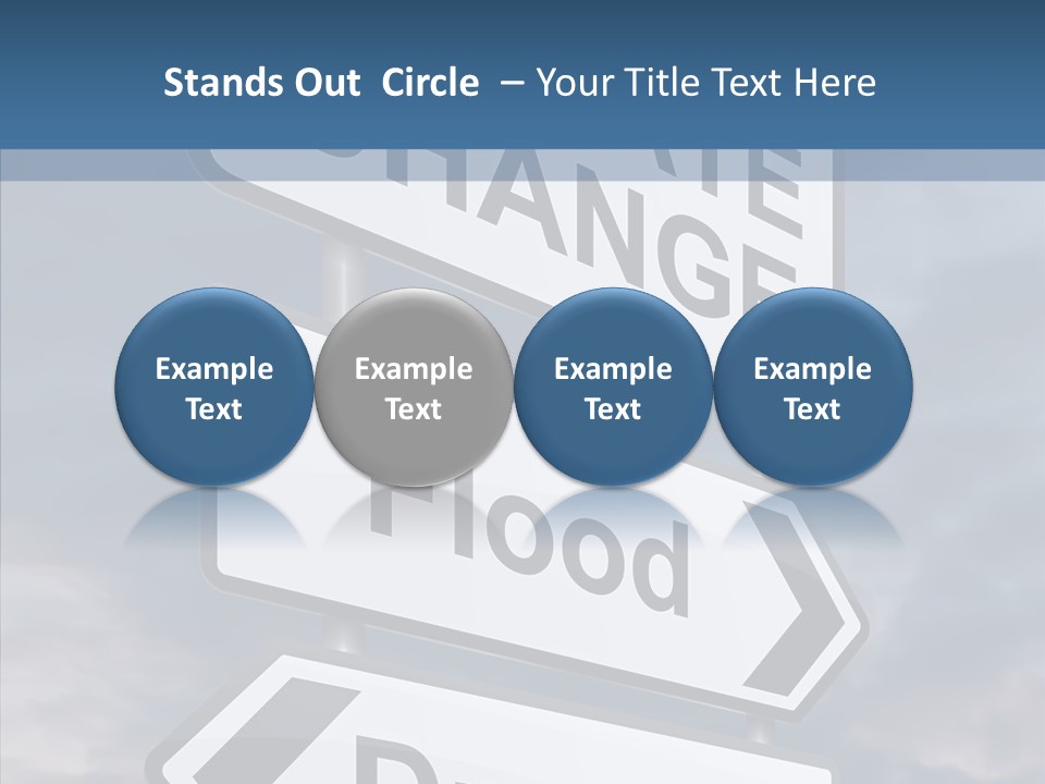 Ecology Flood Dioxide PowerPoint Template