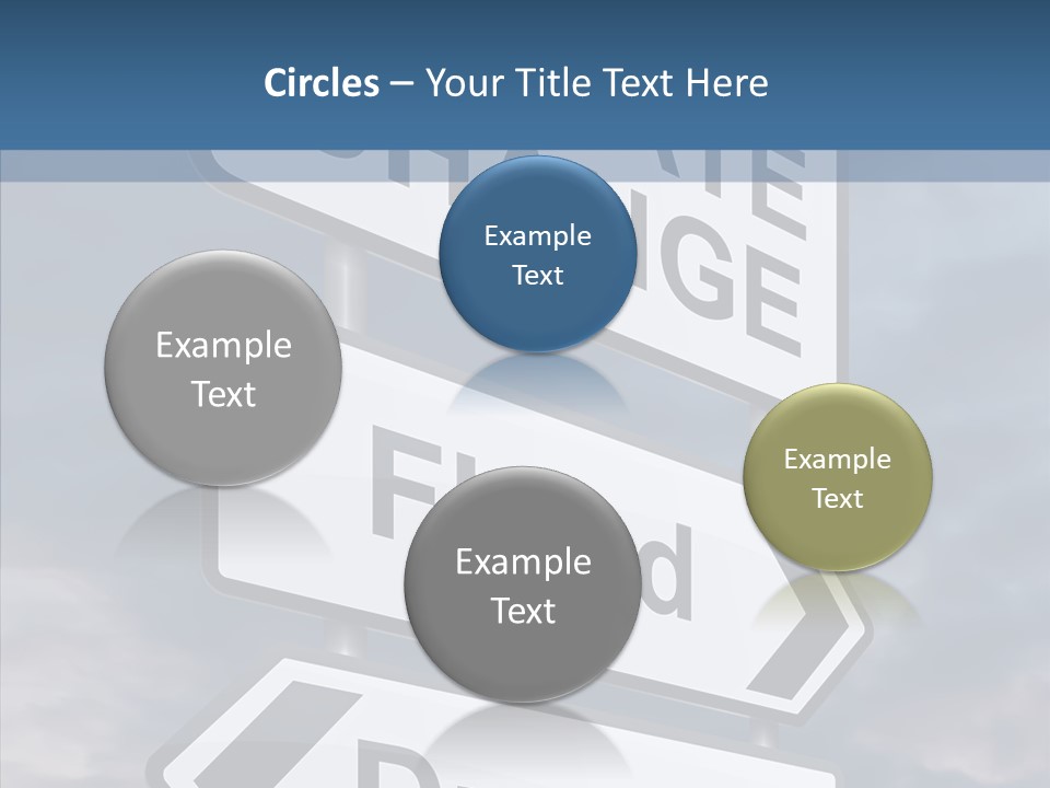 Ecology Flood Dioxide PowerPoint Template