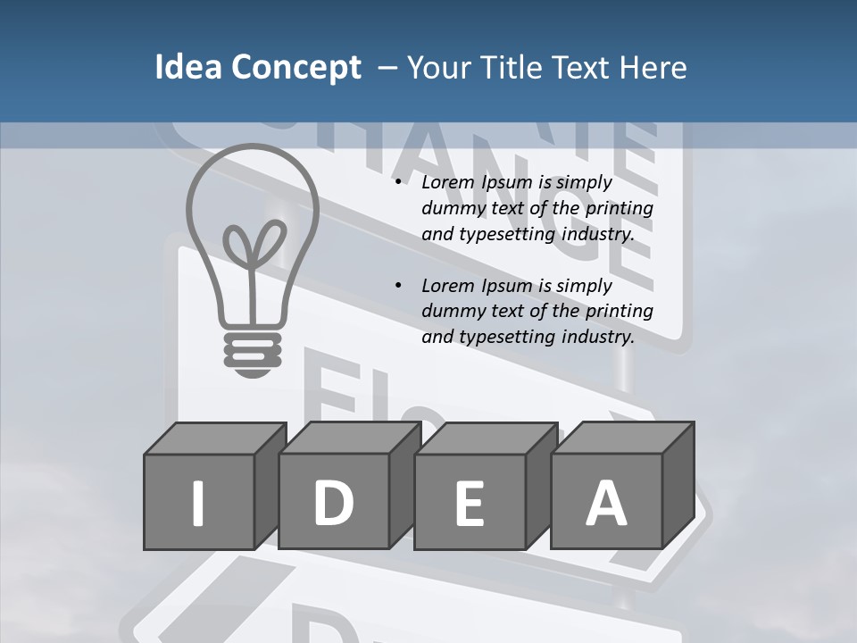 Ecology Flood Dioxide PowerPoint Template