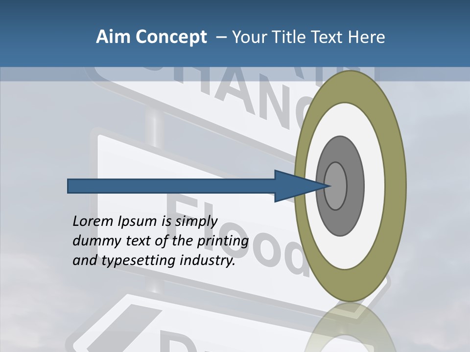 Ecology Flood Dioxide PowerPoint Template