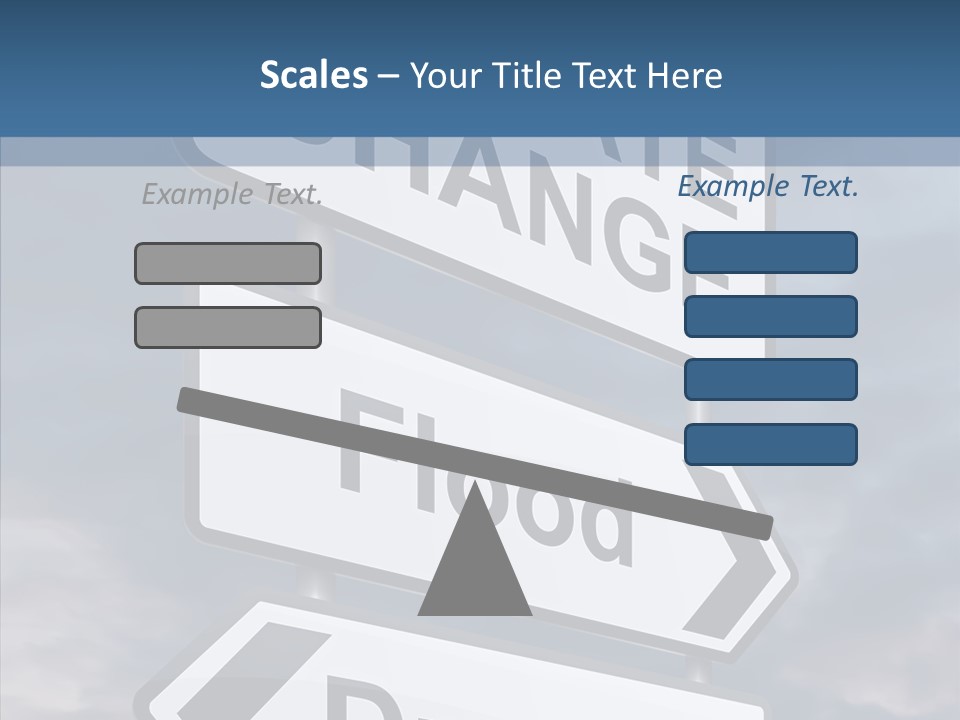 Ecology Flood Dioxide PowerPoint Template