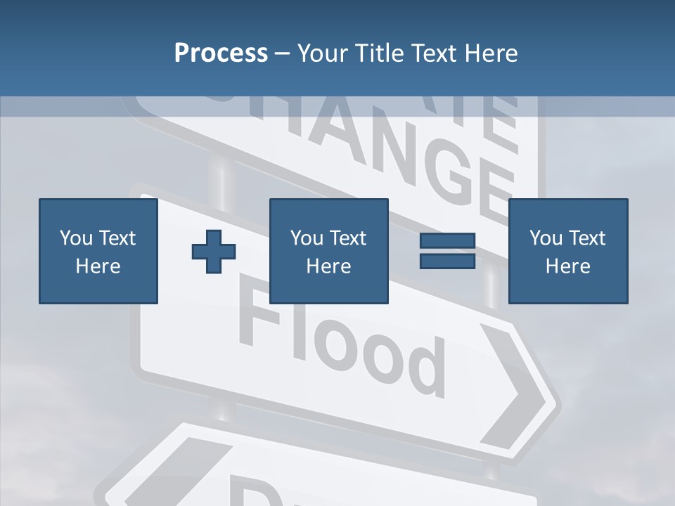Ecology Flood Dioxide PowerPoint Template