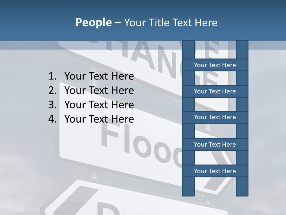 Ecology Flood Dioxide PowerPoint Template