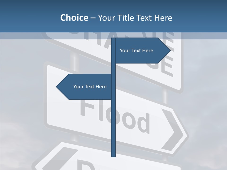 Ecology Flood Dioxide PowerPoint Template
