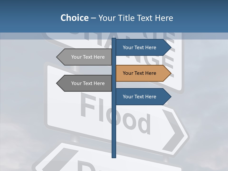 Ecology Flood Dioxide PowerPoint Template