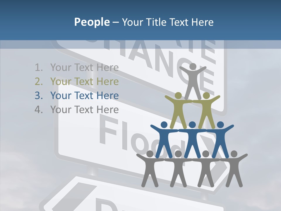 Ecology Flood Dioxide PowerPoint Template