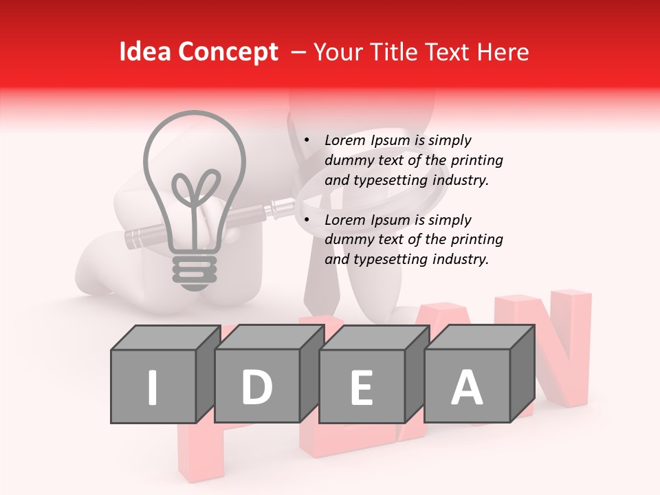 Job Human Businessman PowerPoint Template