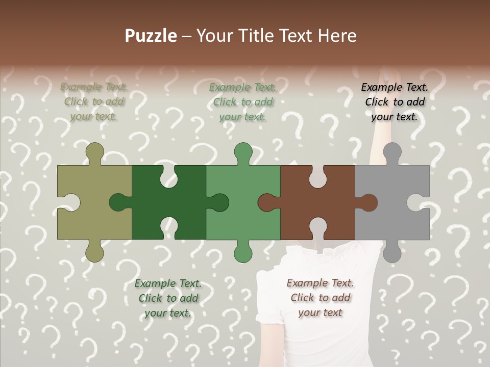 Little Standing Green PowerPoint Template