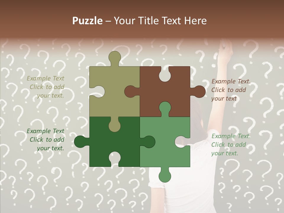 Little Standing Green PowerPoint Template