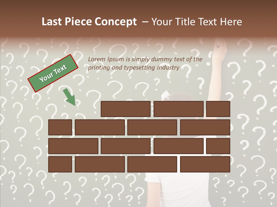 Little Standing Green PowerPoint Template