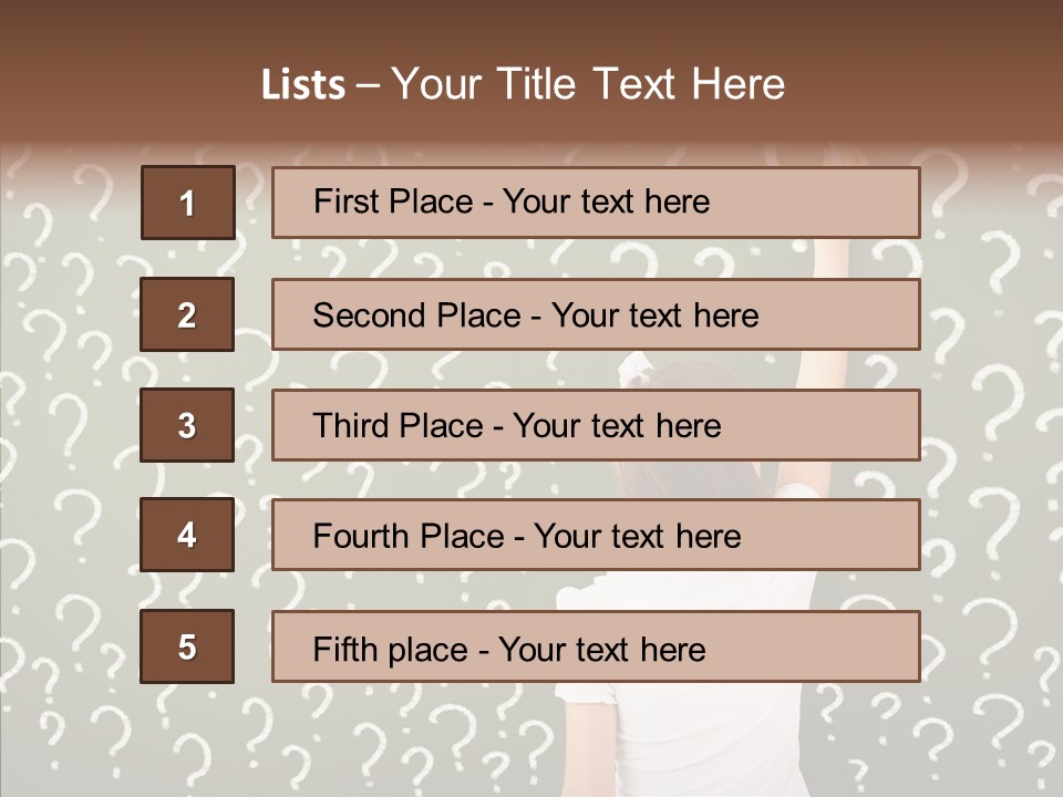 Little Standing Green PowerPoint Template