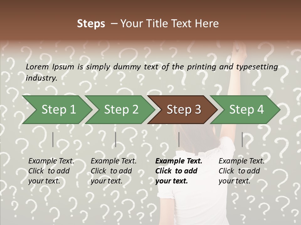 Little Standing Green PowerPoint Template
