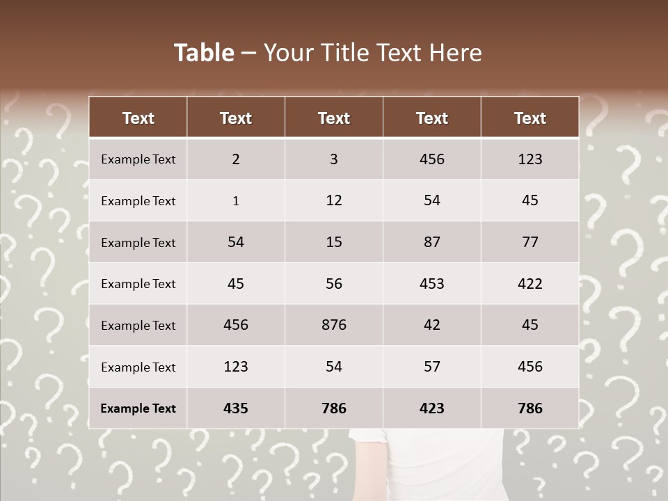 Little Standing Green PowerPoint Template