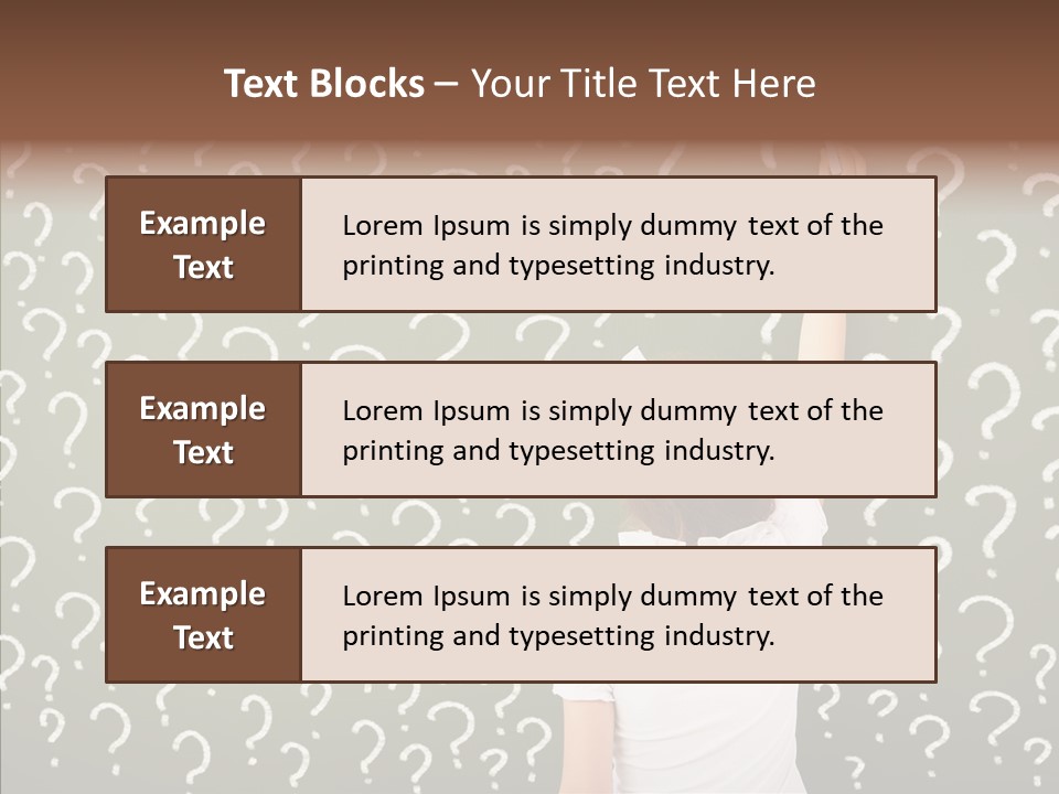 Little Standing Green PowerPoint Template