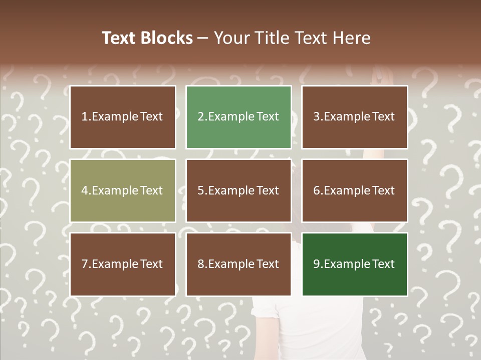 Little Standing Green PowerPoint Template