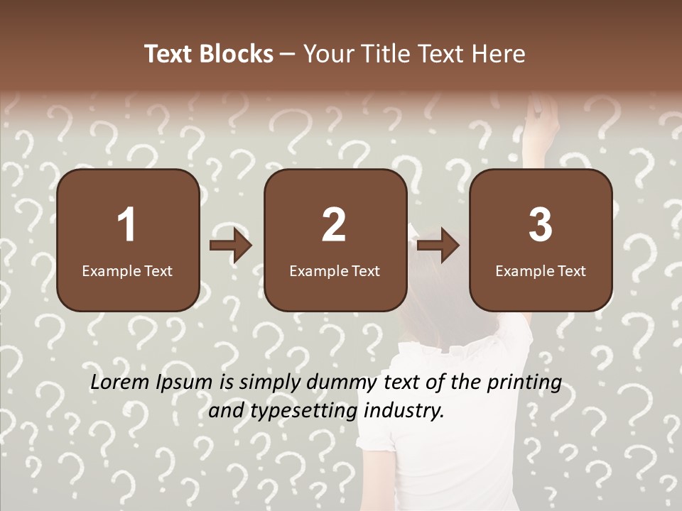 Little Standing Green PowerPoint Template
